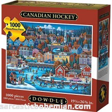 Dowdle Folk Art Canadian Hockey Puzzle 1000 Pieces B01FSY77XA